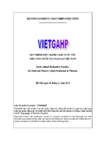 Quy trình thực hành chăn nuôi tốt cho chăn nuôi vịt ngan tại việt nam vietgahp