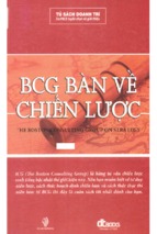 Bcg bàn về chiến lược  carl w. stern, michael s. deimler (biên tập) ; trần thị ngân tuyến.pd