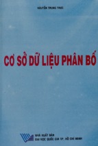 Cơ sở dữ liệu phân bố  nguyễn trung trực