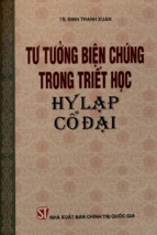 Tư tưởng biện chứng trong triết học hy lạp cổ đại  đinh thanh xuân