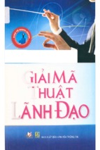 Giải mã thuật lãnh đạo  esther cameron, mike green; thành khang, trung tín dịch