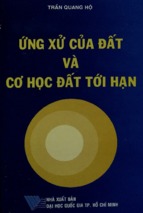 ứng xử của đất và cơ học đất tới hạn  trần quang h