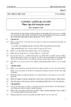Lon duc giong ba xuyen, phan cap chat luong
