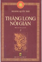 Bão táp triều trần. tập 3 thăng long nổi giận  tiểu thuyết lịch sử  hoàng quốc hải