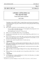 Lon duc giong yorkshire, phan cap chat luong