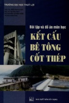 Bài tập và đồ án môn học kết cấu bê tông cốt thép  trần mạnh tuân (chủ biên) và các tác giả khác