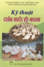 Kỹ thuật chă nuôi vịt ngan