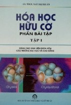 Hóa học hữu cơ. phần bài tập. tập 1  dùng cho sinh viên khoa hóa các trường đại học, cao đẳng  ngô thị thuận