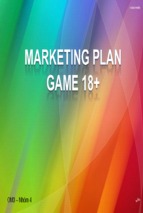 Marketing plan cho game18