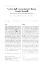 Management of outbreaks of nosocomial pathogens in neonatal intensive care unit