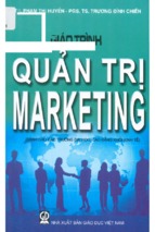 Giáo trình quản trị marketing  dành cho các trường đại học, cao đẳng khối kinh tế  phạm thị huyền, trương đình chiến