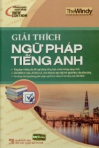 Giải thích ngữ pháp tiếng anh  đại lợi, hương giang (chủ biên) ; ngọc mai, nhung đỗ hiệu đính