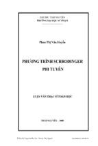 Phương trình schrodinger phi tuyến