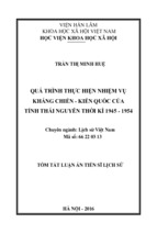 Quá trình thực hiện nhiệm vụ kháng chiến   kiến quốc của tỉnh thái nguyên thời kì 1945   1954   copy