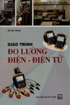 Giáo trình đo lường điện   điện tử  bộ xây dựng