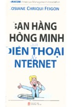 Bán hàng thông minh qua điện thoại và internet  josiane chriqui feigon; phạm minh tâm dịch