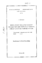 Nghiên cứu mức năng lượng và protein thích hợp trong khẩu phần của gà tam hoàng sinh sản và nuôi thịt ở miền bắc việt nam