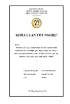 Nghiên cứu lựa chọn một số bài tập bổ trợ nhằm nâng cao hiệu quả tập luyện kỹ thuật đá tạt cho lớp vovinam cơ bản tại câu lạc bộ trung tâm giáo dục thể chất đh đn