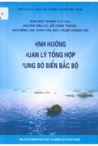 định hướng quản lý tổng hợp vùng bờ biển bắc bộ  trần đức thạnh (chủ biên) và các tác giả khác