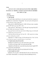 Quản lý chất lượng đào tạo ngành công nghệ thông tin trong các trường cao đẳng tại thành phố hồ chí minh theo tiếp cận tqm