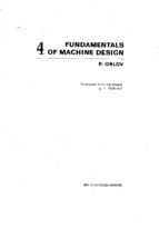 Fundamentals of machine design. volume 4  by p. orlov, a. troitsky 