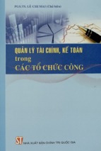 Quản lý tài chính, kế toán trong các tổ chức công  lê chi mai (chủ biên) và những người khác