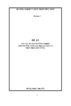 đề án tái cơ cấu ngành nông nghiệp theo hướng tăng giá trị gia tăng và phát triển bền vững   copy