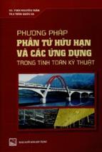 Phương pháp phần tử hữu hạn và các ứng dụng trong tính toán kỹ thuật  nguyễn trâm, trần quốc ca