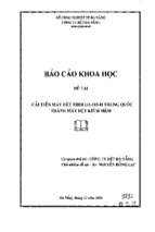 Báo cáo khoa học đề tài cải tiến máy dệt thoi ga 615 h trung quốc thành máy dệt kiếm mềm   ks. nguyễn hồng lạc