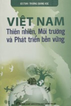 Việt nam  thiên nhiên, môi trường và phát triển bền vững  trương quang học