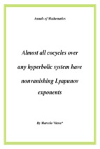 Almost all cocycles over any hyperbolic system have nonvanishing lyapunov exponents