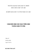 Cảm biến sinh học dựa trên hiện tượng điện tử spin