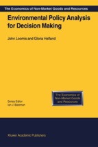 Environmental policy analysis for decision making