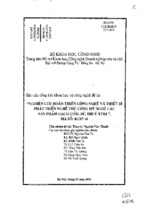 Nghiên cứu hoàn thiện công nghệ và thiết bị phát triển nghề thủ công mỹ nghệ các sản phẩm gạch gốm, sứ, thủy tinh  nguyễn văn thanh 