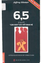 6,5 bí quyết làm giàu các mối quan hệ  jeffrey gitomer