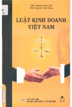 Luật kinh doanh việt nam  nguyễn quốc sỹ, nguyễn văn nông