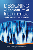 Designing and constructing instruments for social research and evaluation