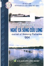 Tuyển tập nghề cá sông cửu long 2004  bộ thủy sản. viện nghiên cứu nuôi trồng thủy sản ii