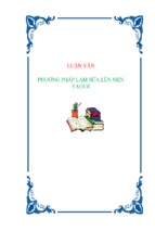 Luận văn phương pháp làm sữa lên men yaour.