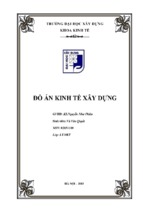 đồ án kinh tế xây dựng (99tr)