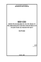 Nghiên cứu khoanh định các cấu trúc ẩn sâu có tiềm năng quặng mỏ đới sâu sông mã trên cơ sở áp dụng tổ hợp các phương pháp hợp lý