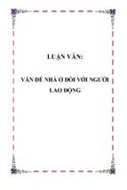 Vấn đề nhà ở đối với người lao động