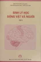 Sinh lý học động vật và người. tập 2  mai văn hưng (chủ biên), nguyễn quang mai, trần thị loan