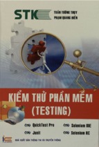 Kiểm thử phần mềm  trần tường thụy, phạm quang hiển