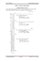 đồ án nền móng khoa kỹ thuật công trình