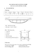 đồ án môn học kết cấu bê tông cốt thép thiết kế cầu máng bê tông cốt thép