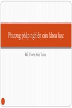 Phương pháp nghiên cứu khoa học   đỗ thiên anh tuấn