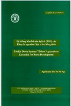 Hệ thống khuếch tán lợi ích (tds) của khuyến ngư cho phát triển nông thôn  tôn nữ mỹ nga dịch