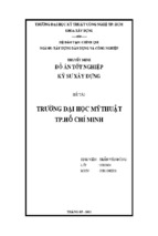 Luận văn thiết kế đại học mỹ thuật tp.hồ chí minh