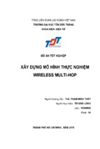 đồ án tốt nghiệp xây dựng mô hình thực nghiệm wireless multi hop   từ bảo long